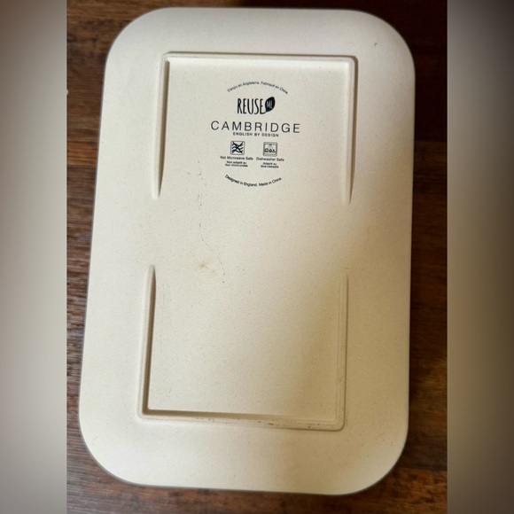 Reuse Cambridge Toy Soldier Bamboo Eco Lunch Box REUSEABLE Christmas - Picture 2 of 3